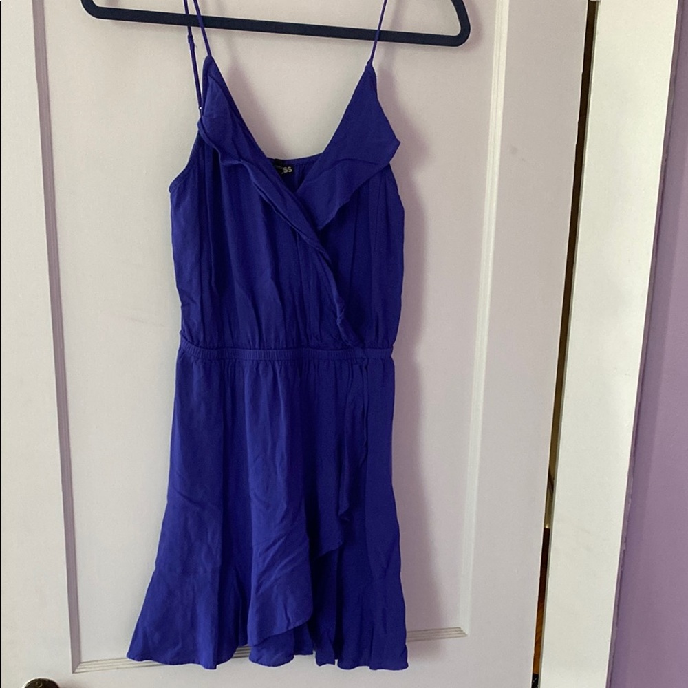 **FINAL CHANCE**Royal Blue Ruffle Dress